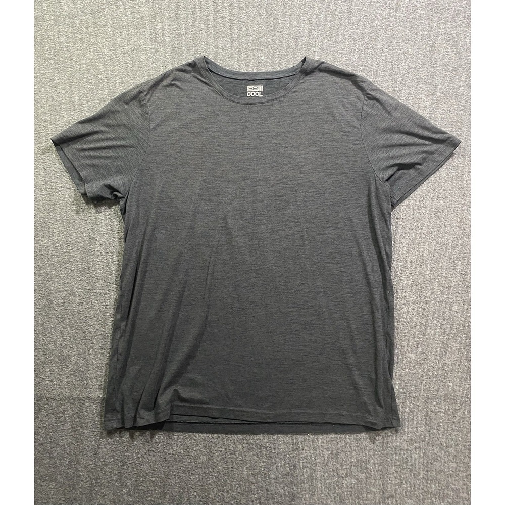 32 Degrees Cool T-Shirt Polyester/Spandex Soft Quick Dry Anti-Static Size XL